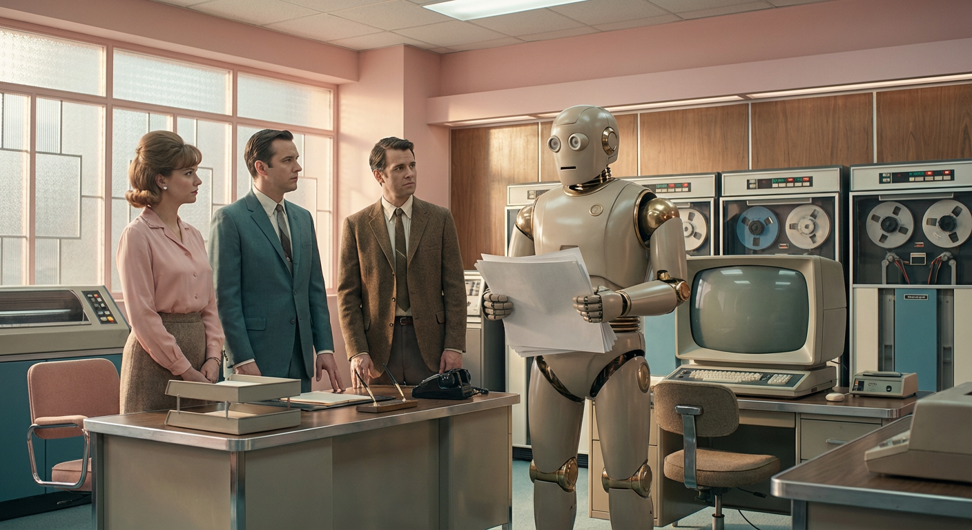 Split-screen comparison showing generic AI content versus branded content with personality